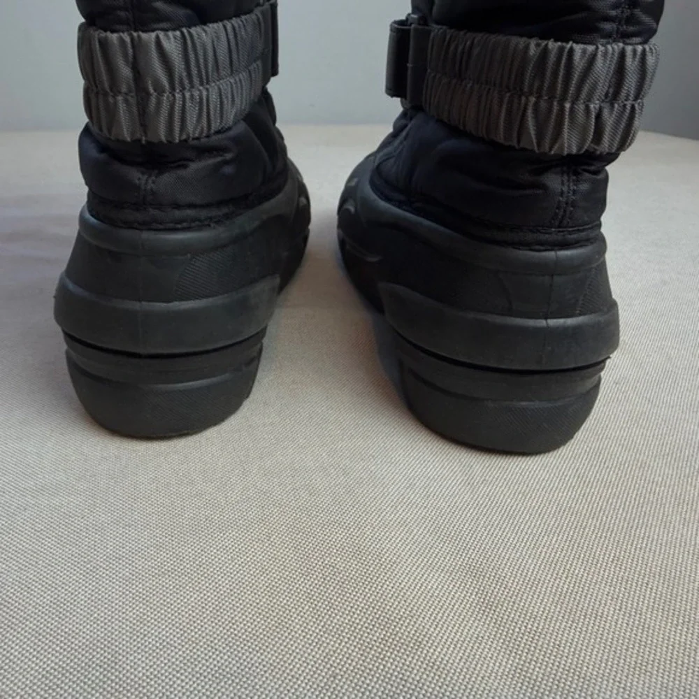Sorel Kids Flurry Black Snow Boots‎ Waterproof Winter Size 2